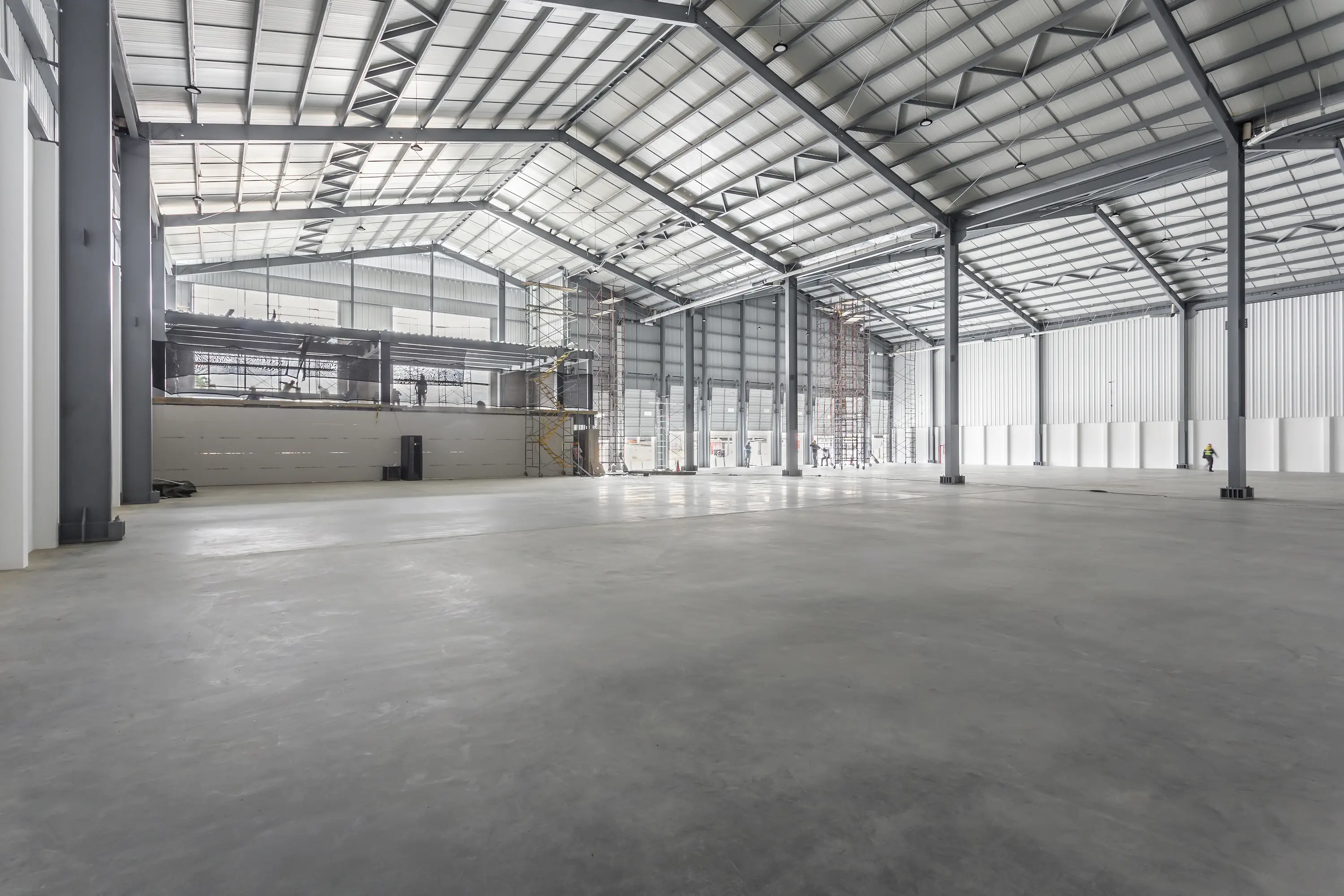 Nave industrial construida por LC Constructora